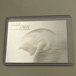 1992 Impel Star Trek TNG Hologram Card Ferengi Starship #04H